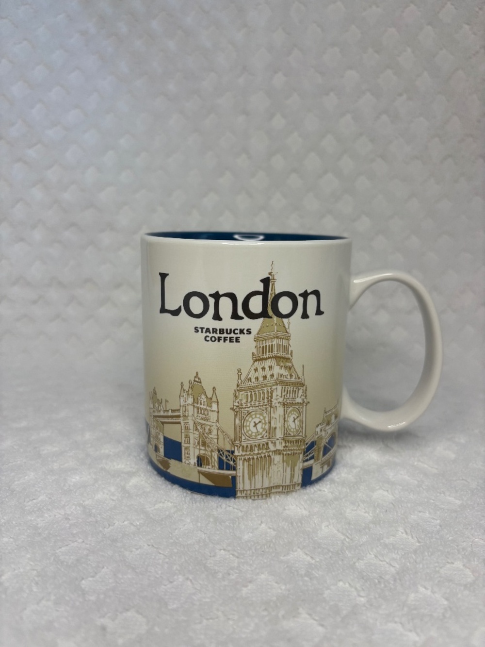 Starbucks London Collector Series Mug Big Ben Tower Bridge England Coffee Cup